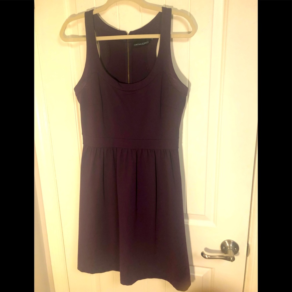 Cynthia Rowley purple stretch dress! The color of eggplant - stretchy and comfy!